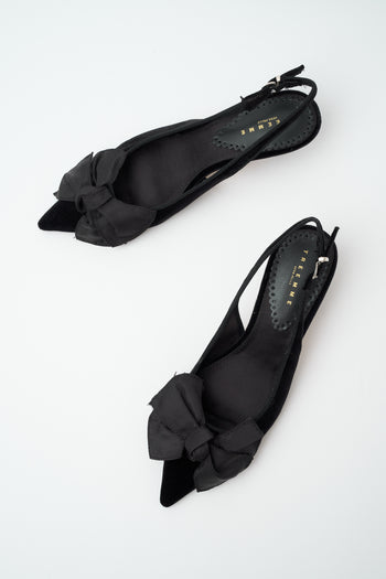 Tre Emme Slingback Nero Donna - 5