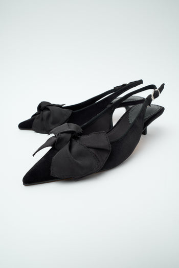 Tre Emme Slingback Nero Donna - 6
