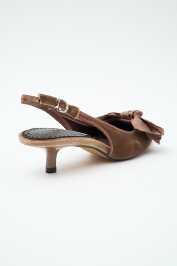 Tre Emme Slingback Taupe Donna - 4