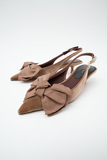 Tre Emme Slingback Taupe Donna - 6