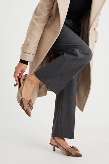 Tre Emme Slingback Taupe Donna - 8