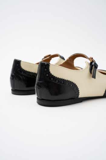 Tre Emme Ballerina Talco/nero Donna - 5