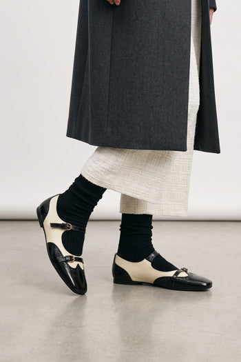 Tre Emme Ballerina Talco/nero Donna - 9