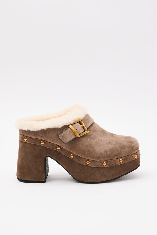 Tre Emme Zoccolo Taupe Donna - 1
