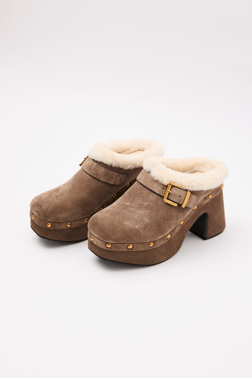 Tre Emme Zoccolo Taupe Donna - 2