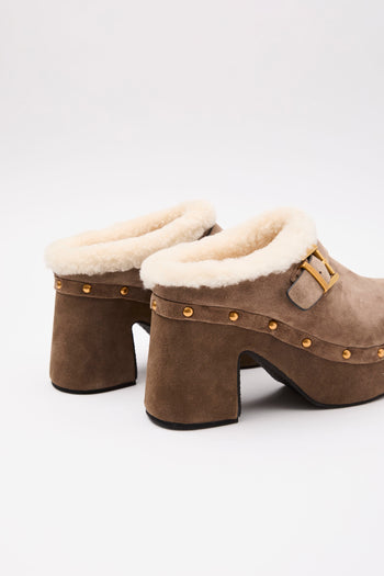 Tre Emme Zoccolo Taupe Donna - 6