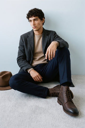 Tre Emme Stivaletto Taupe Uomo - 9