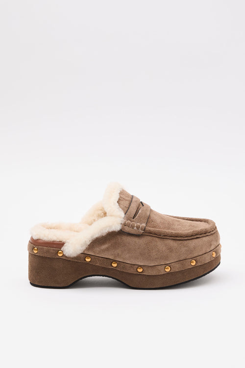 Tre Emme Zoccolo Taupe Donna - 1