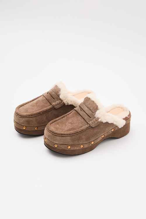 Tre Emme Zoccolo Taupe Donna - 2