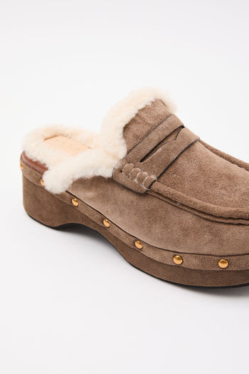 Tre Emme Zoccolo Taupe Donna - 5