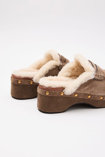 Tre Emme Zoccolo Taupe Donna - 6