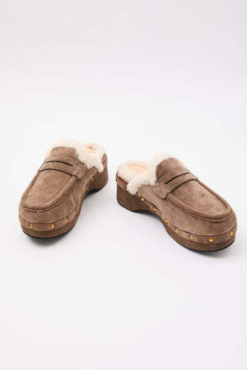Tre Emme Zoccolo Taupe Donna - 7
