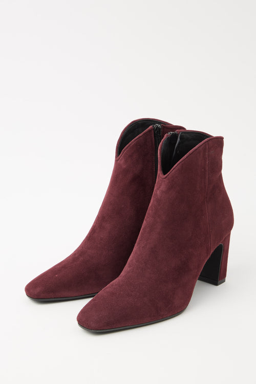 Tre Emme Stivaletto Bordeaux Donna - 2