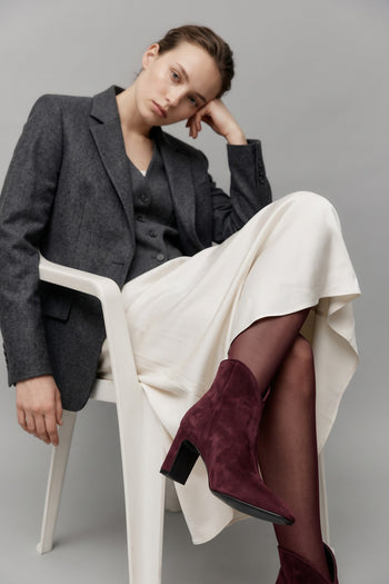 Tre Emme Stivaletto Bordeaux Donna - 10