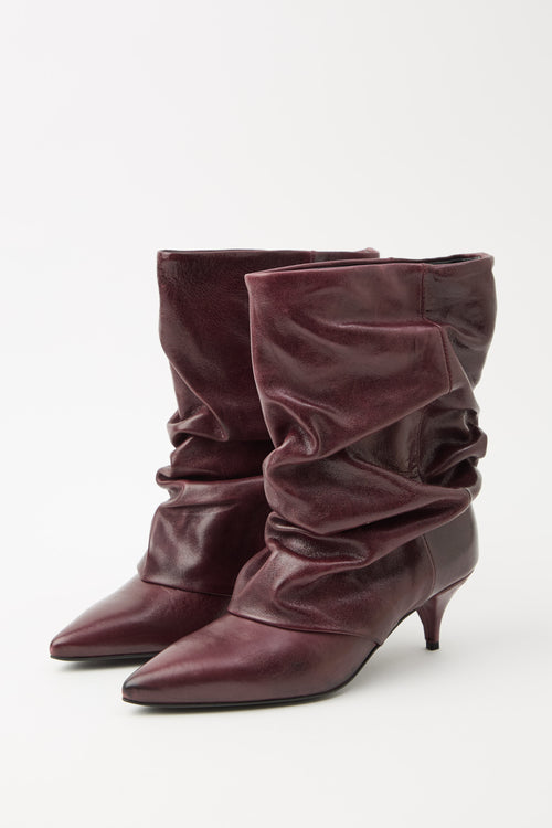 Tre Emme Stivale Bordaux Donna - 2
