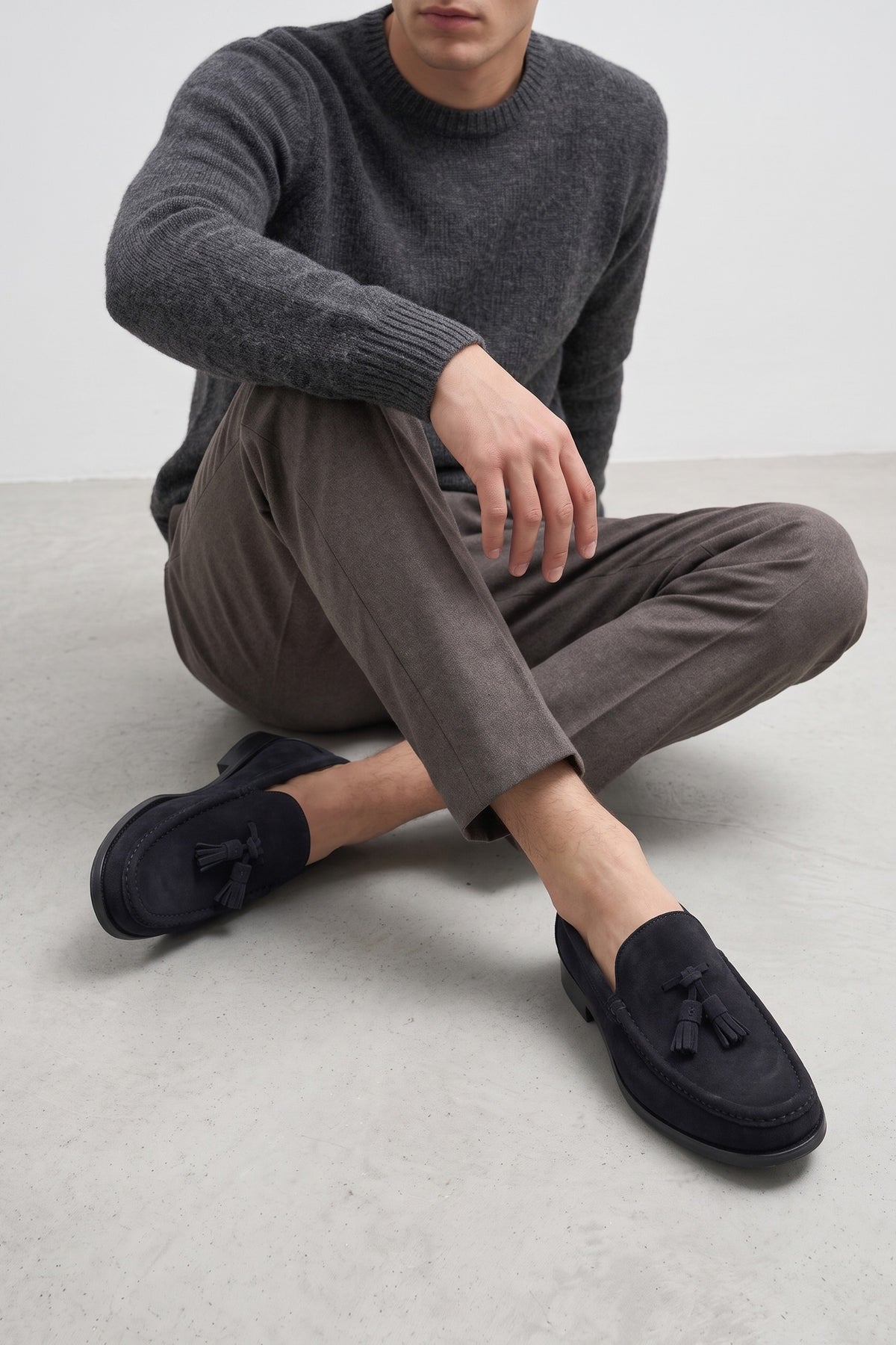Mocassino Blu Uomo — 7