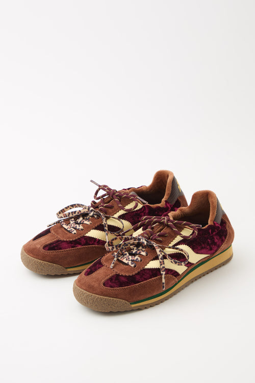 Tre Emme Sneaker Combi Red Velvet Donna - 2