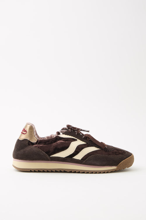 Tre Emme Sneaker Combi Chocolate Velvet Donna - 1