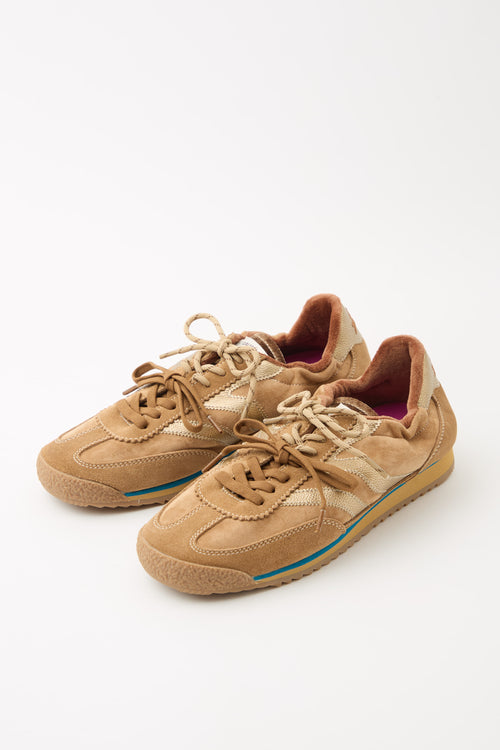 Tre Emme Sneaker Combi Caramello Donna - 2
