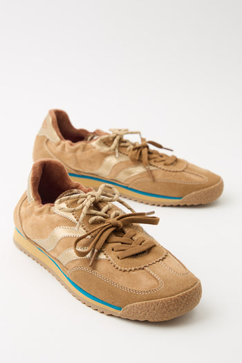 Tre Emme Sneaker Combi Caramello Donna - 6