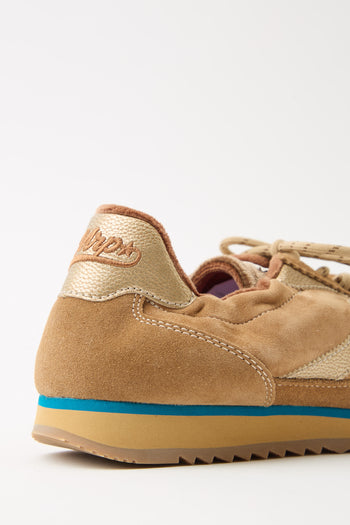 Tre Emme Sneaker Combi Caramello Donna - 7