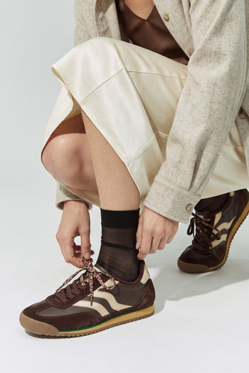 Tre Emme Sneaker Combi Soft Chocolate Donna - 9