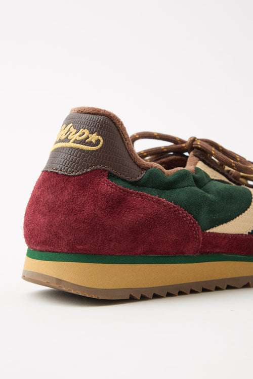 Tre Emme Sneaker Combi Burgundy Green Donna - 2