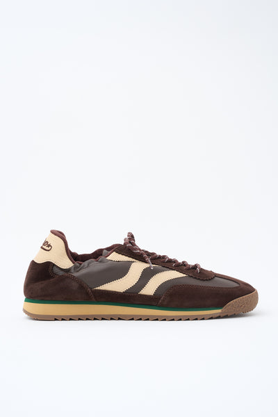 Tre Emme Sneaker Combi Dark Brown Uomo