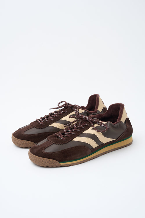Tre Emme Sneaker Combi Dark Brown Uomo - 2