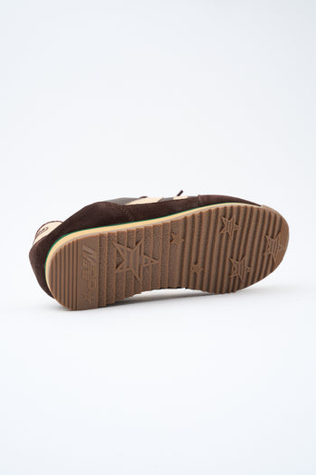Tre Emme Sneaker Combi Dark Brown Uomo - 6