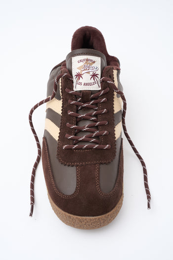 Tre Emme Sneaker Combi Dark Brown Uomo - 7