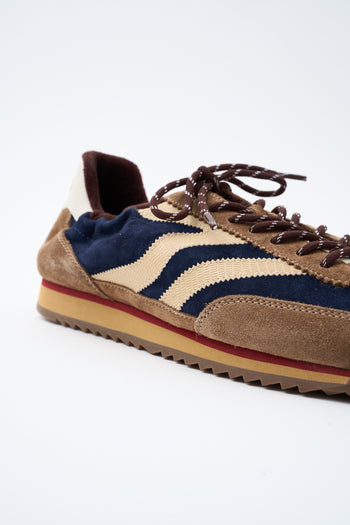 Tre Emme Sneaker Combi Taupe/sky Uomo - 4