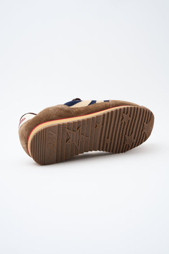Tre Emme Sneaker Combi Taupe/sky Uomo - 5
