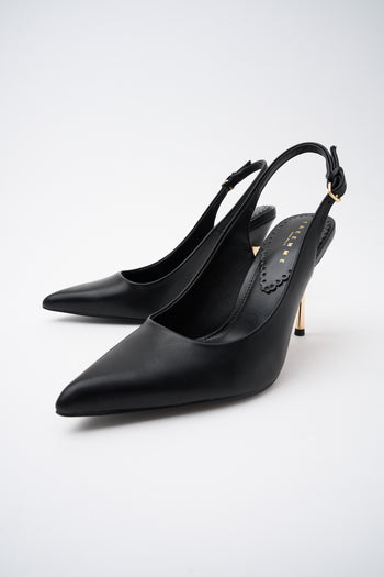 Tre Emme Slingback Nero Donna - 6