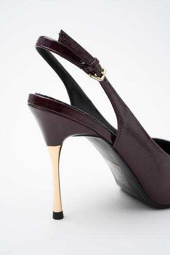 Tre Emme Slingback Bordeaux Donna - 4