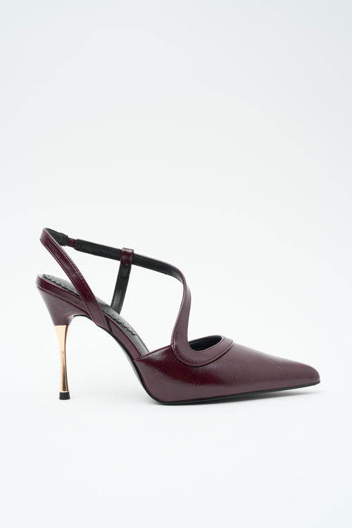 Tre Emme Slingback Bordeaux Donna - 1