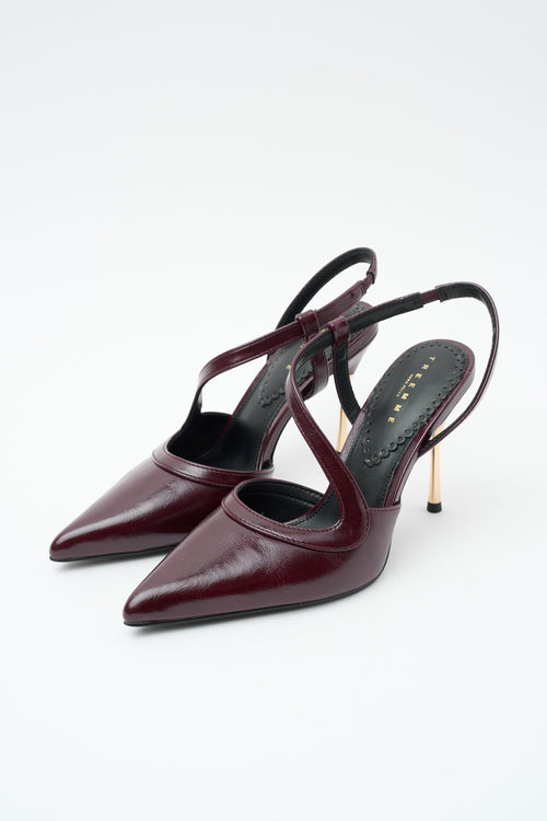 Tre Emme Slingback Bordeaux Donna - 2