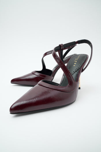 Tre Emme Slingback Bordeaux Donna - 6
