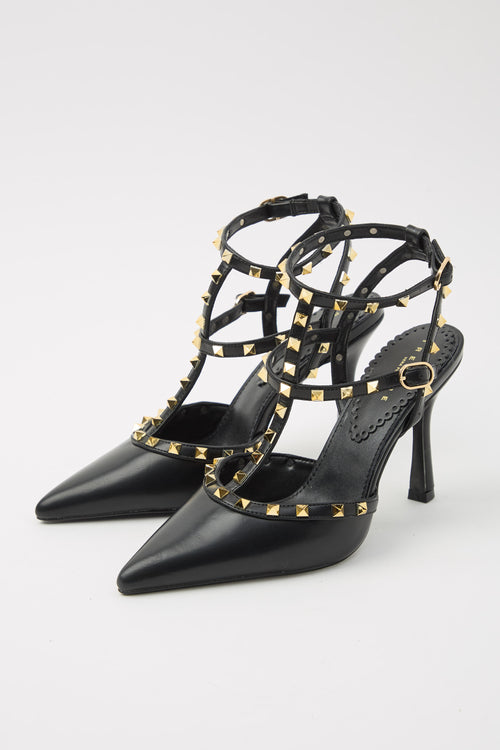 Tre Emme Slingback Nero Donna - 2