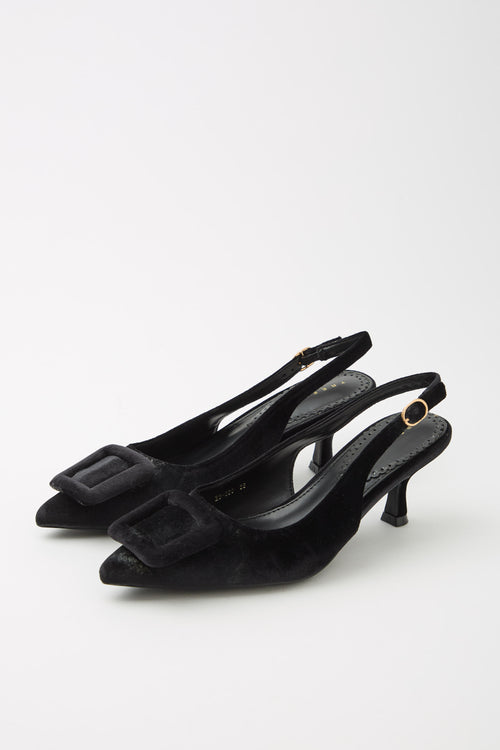 Tre Emme Slingback Black Donna - 2