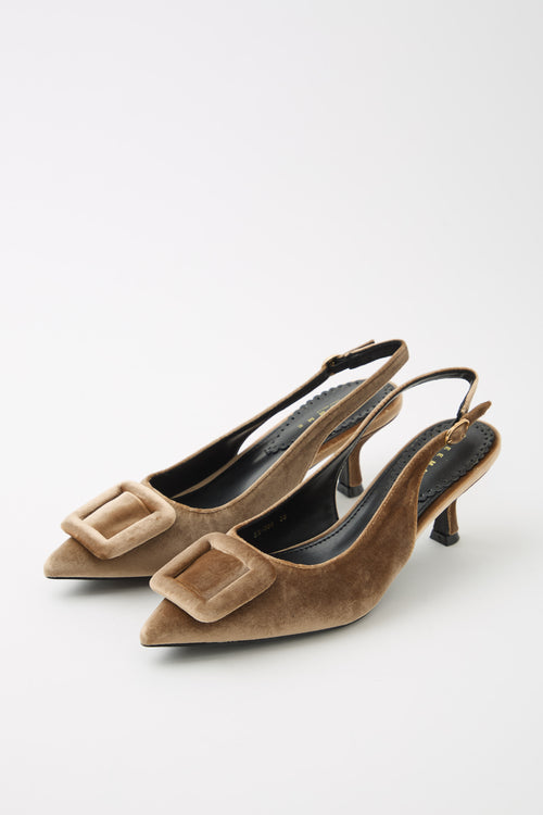 Tre Emme Slingback Khaki Donna - 2