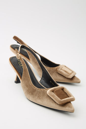 Tre Emme Slingback Khaki Donna - 4