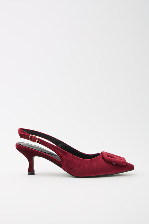 Tre Emme Slingback Wine Donna - 1