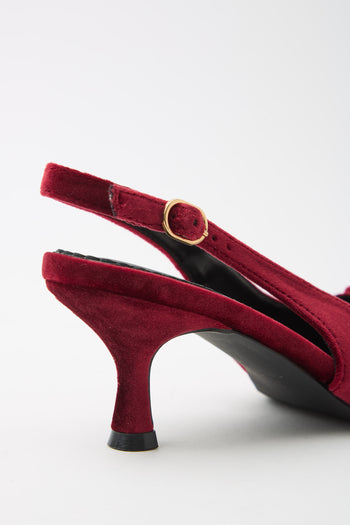 Tre Emme Slingback Wine Donna - 8
