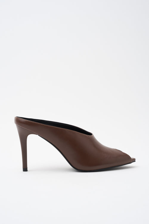 Tre Emme Slingback Brown Donna - 1