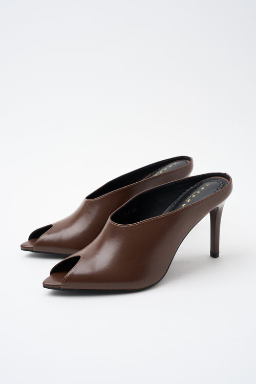 Tre Emme Slingback Brown Donna - 2