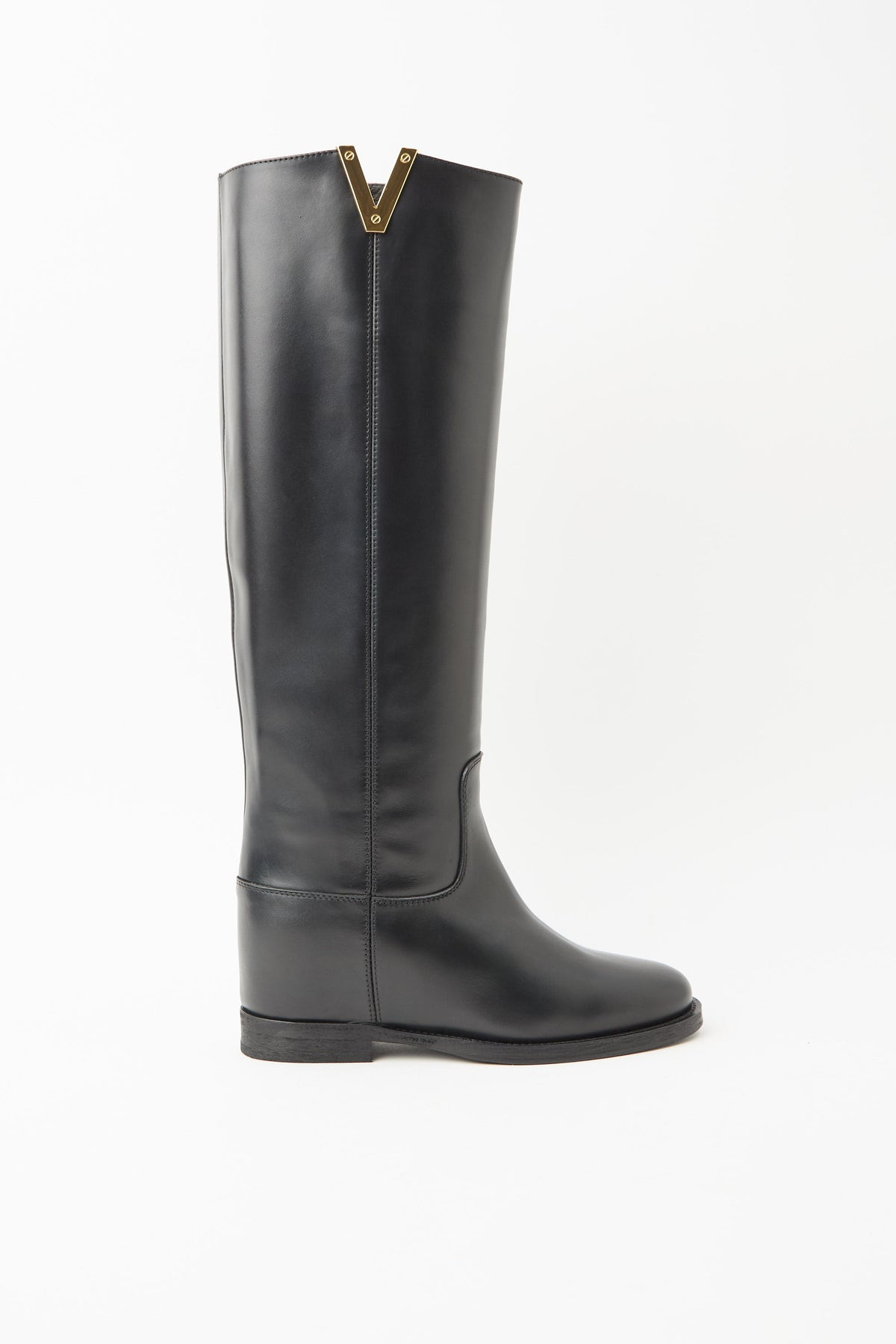 Stivale Nero/oro Donna — 2