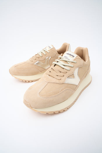 Victoria Sneaker Beige Donna - 8
