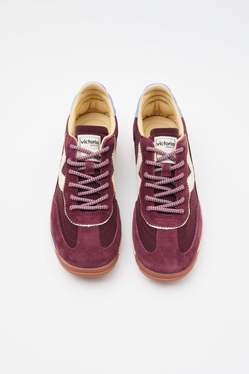 Victoria Sneaker Burdeos Donna - 3