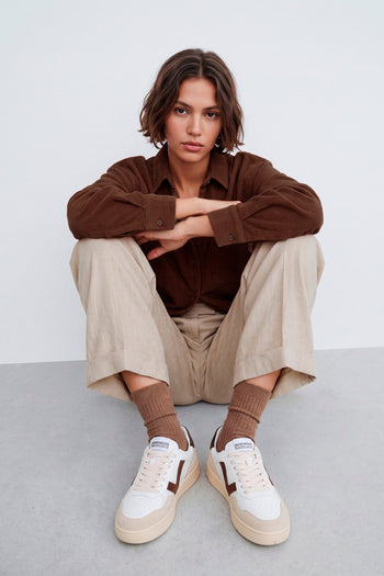 Victoria Sneaker Marron Donna - 8